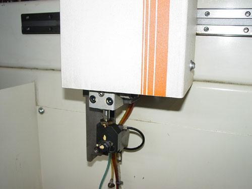 Wasino SG-5 CNC Gang Style, Fanuc 0TC CNC Control, 9" Swing, Collet Chuck, S. Robo-O Integrated Gantry Robot, Low Hours, 1999.