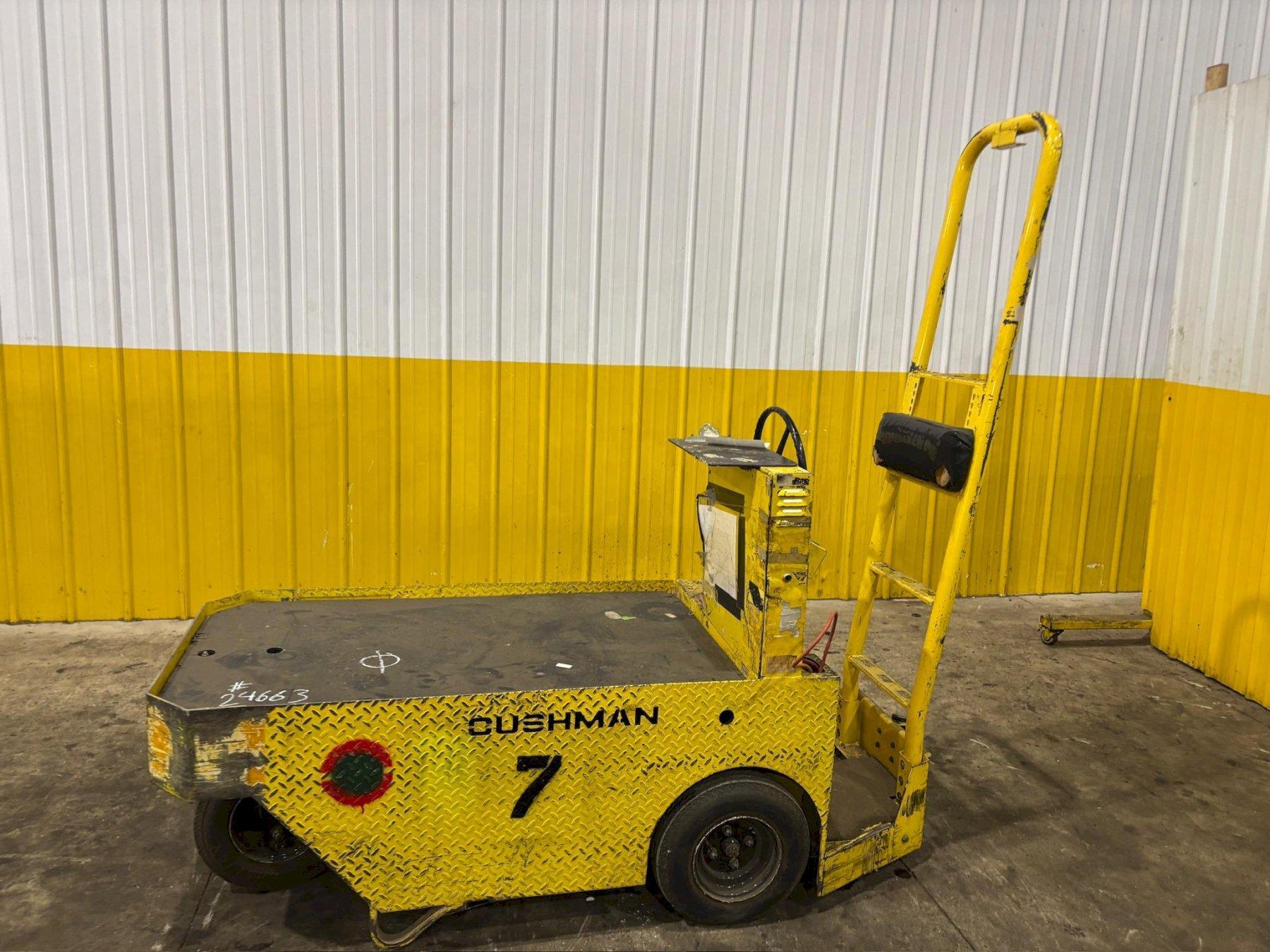36 VOLT CUSHMAN MODEL 898361 STOCK CHASER/TUGGER CART: YOBRO #24663