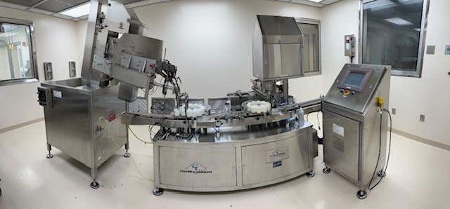 Chase-Logeman Monobloc Liquid Filling Line, 2000 – Filling, Plugging, Capping, Weighing and Vial Transfer System