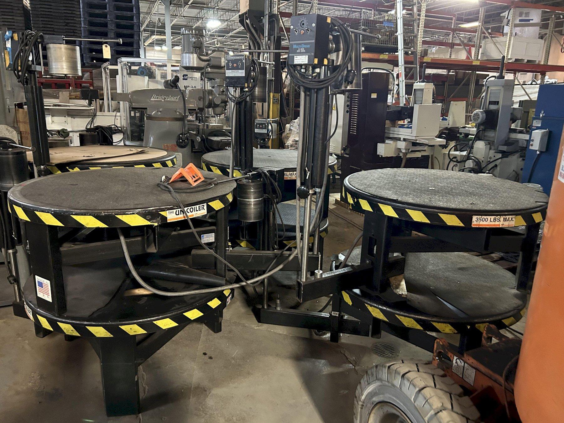 Norwalk Innovations Pallet Decoiler Uncoiler CR3542, 36