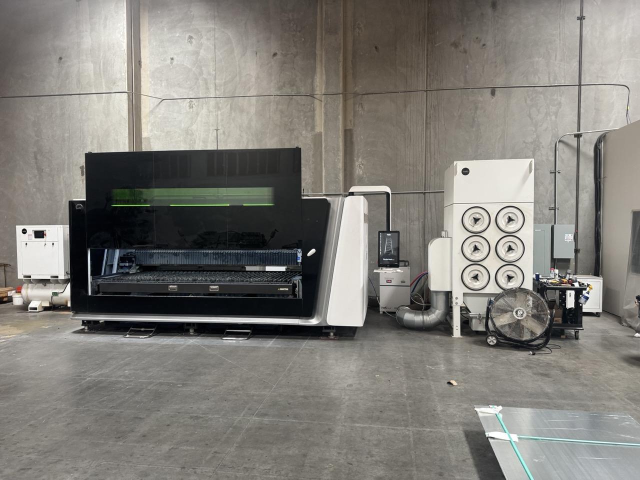 6,000 Watt Bodor i7 Fiber Laser, 2023 – 5′ x 10′ Bed, Spare Head, Fume Filter
