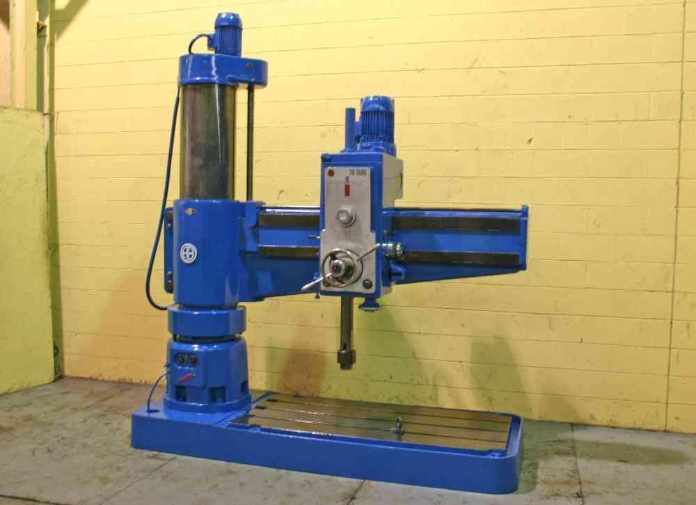 5' X 15' BERGONZI MODEL #TM1600 RADIAL DRILL: STOCK #51281
