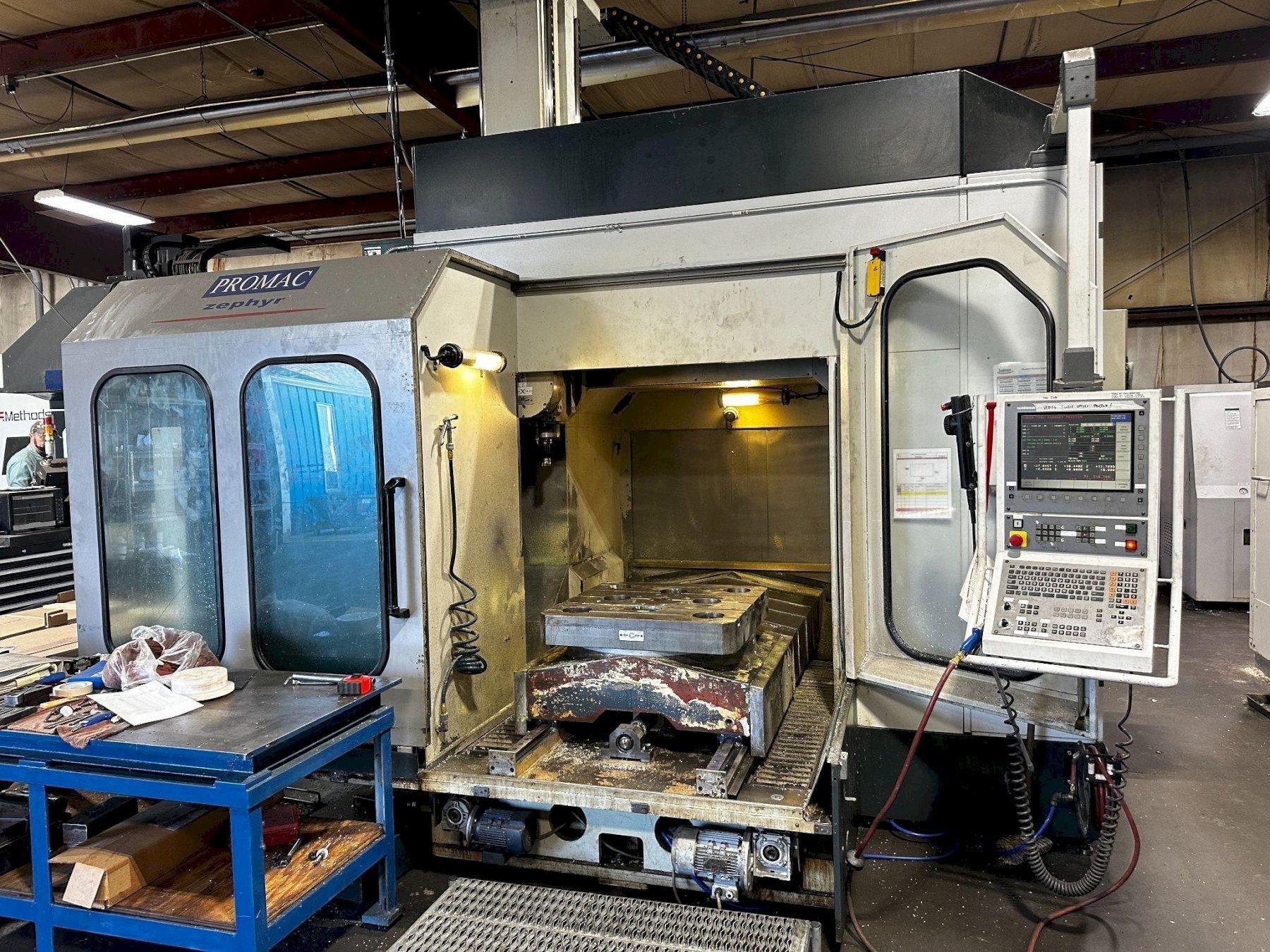 2006 Promac Zephyr VTR1.2 5A CNC 5-Axis Vertical Machining Center