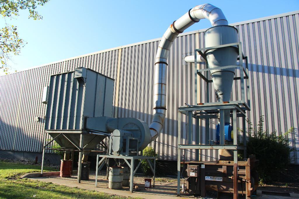 15 HP MARATHON BALER & CHIP COLLECTION SYSTEM: STOCK #61739