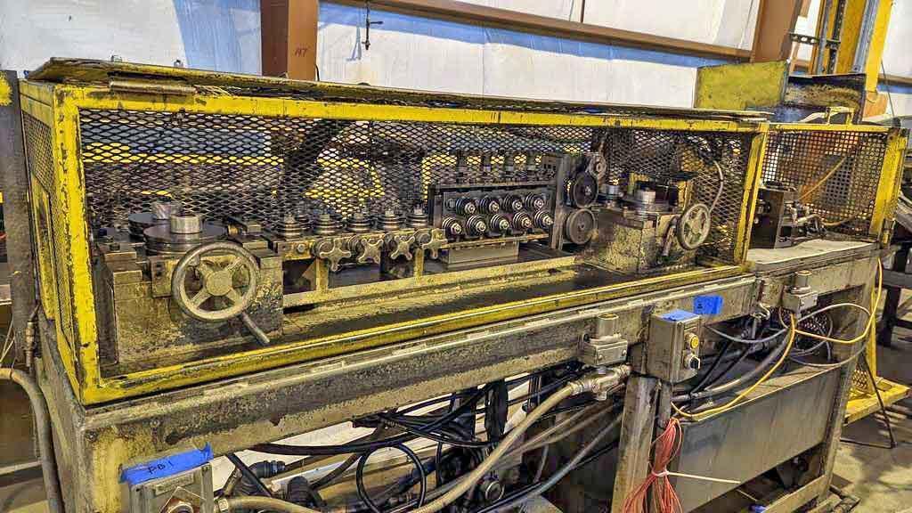 Tube Straightener and Cut-Off Machine, Komo Machine STOCK #3082