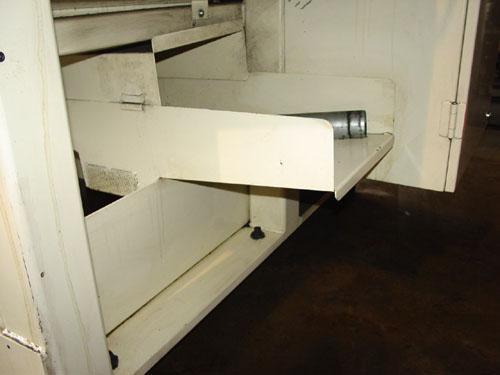 Wasino SG-5 CNC Gang Style, Fanuc 0TC CNC Control, 9" Swing, Collet Chuck, S. Robo-O Integrated Gantry Robot, Low Hours, 1999.