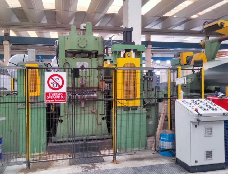 1500mm x 2mm x 20 Ton  Vigano Loop Cut to Length Line