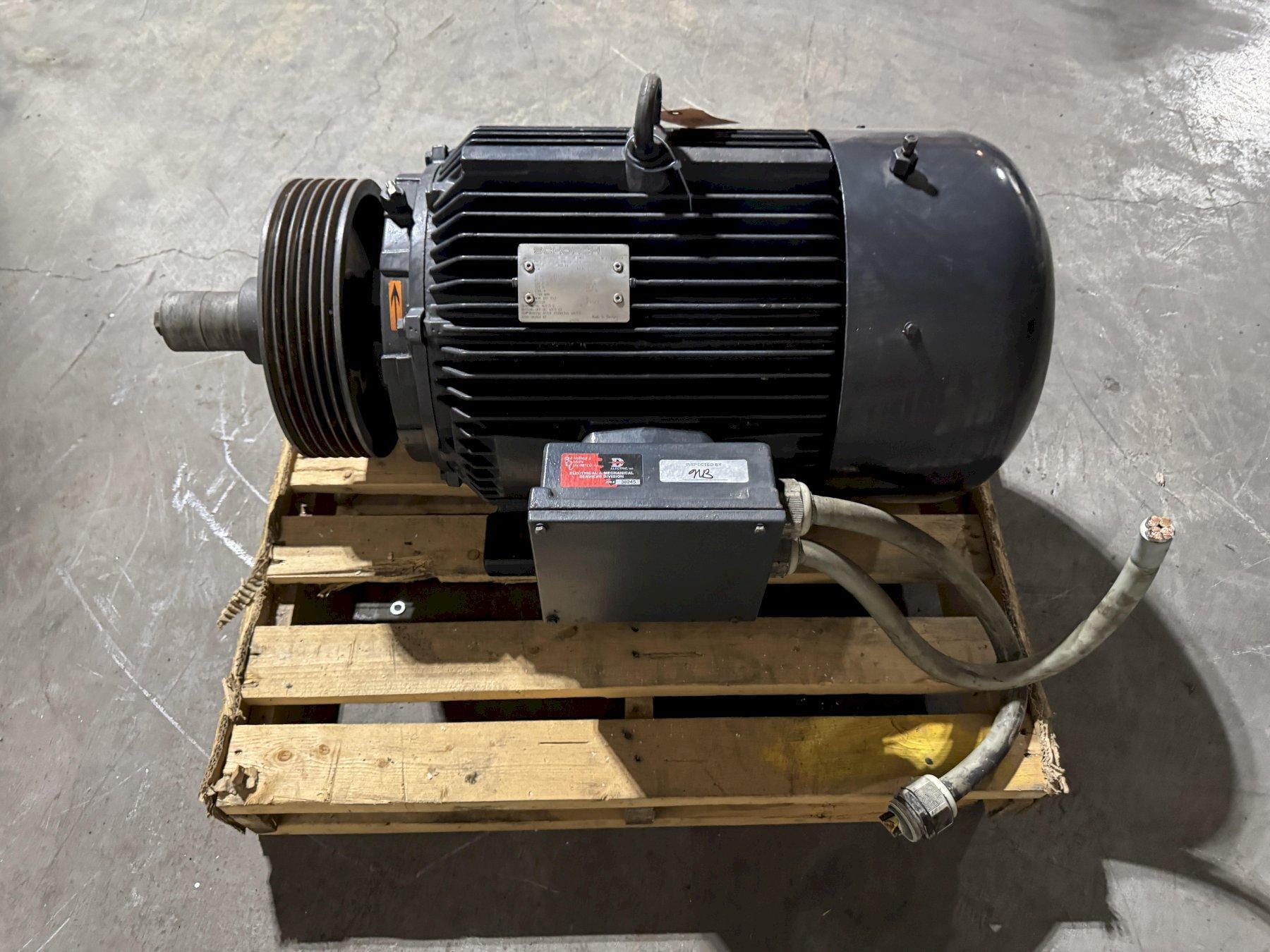 SCHORCH 50 HP, AC Electric Motor, 1780 RPM, 225M Fr, B3 Foot, KA7227M-QB01Z-352