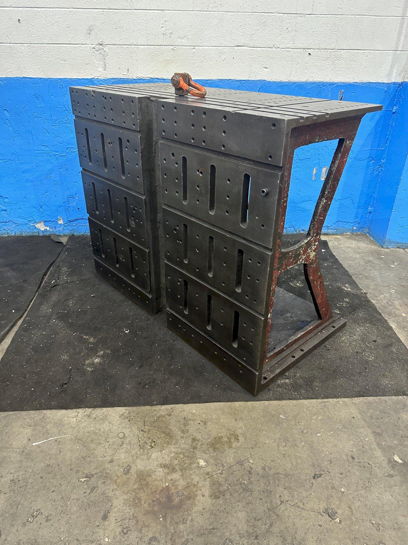 60" WIDE X 32" DEEP X 48" HIGH PLATE ANGLE: STOCK #77129