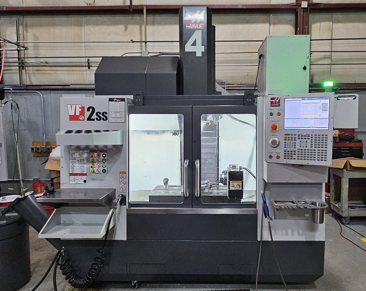 Haas VF-2SS VMC, 2021 – Probe, TSC, Haas Rotary