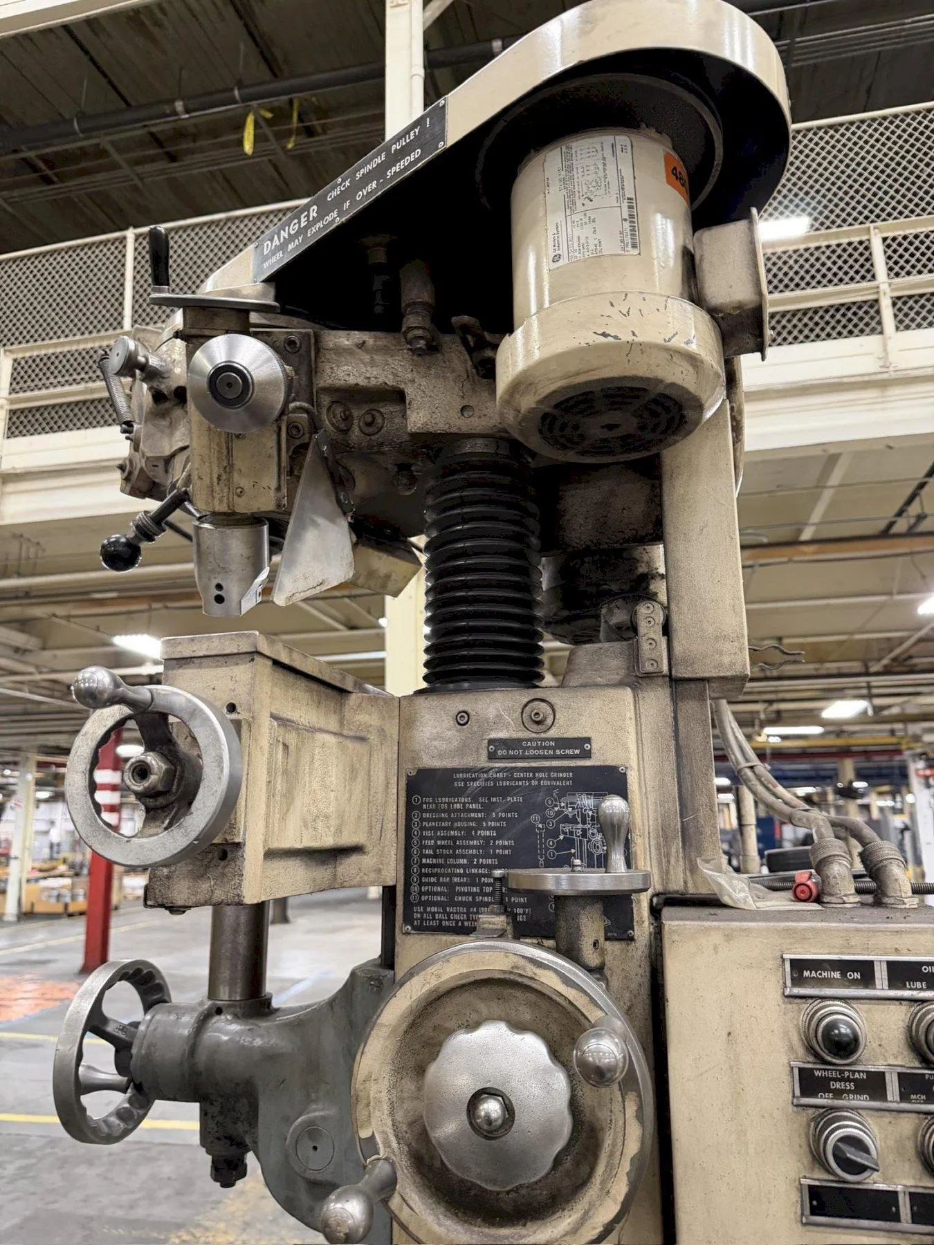 108" BRYANT MODEL C CENTER HOLE GRINDER