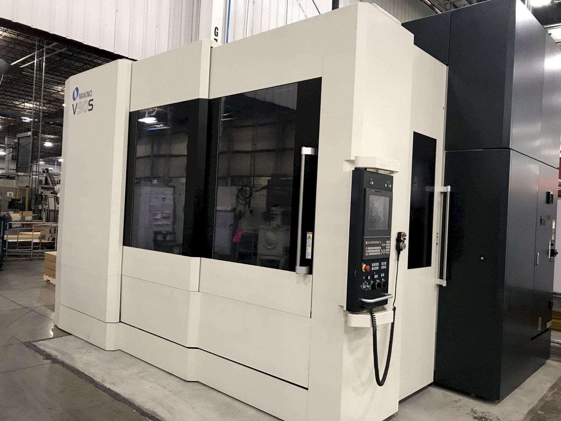 Makino V90s (5) Axis Vertical Machining Center