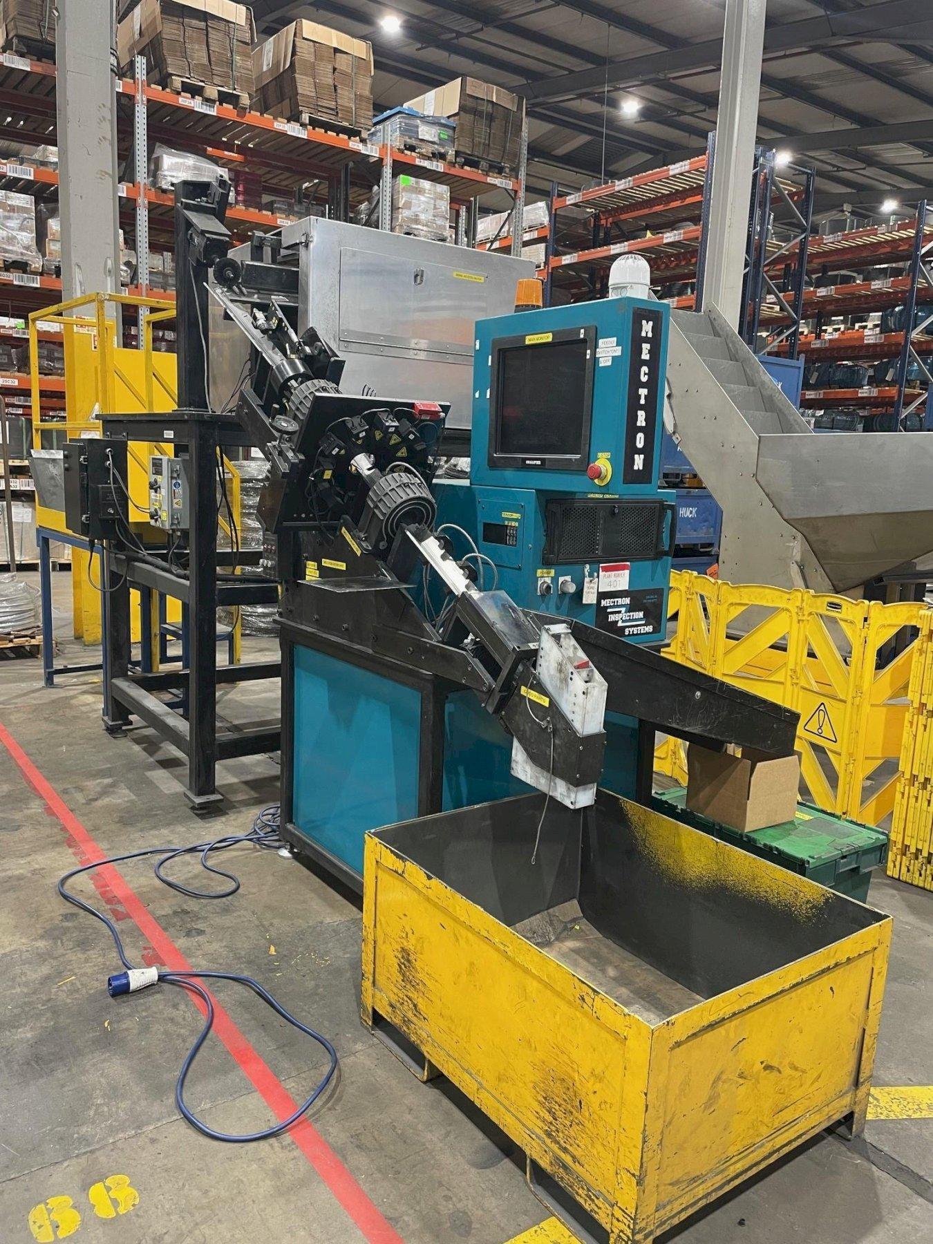 MECTRON Q5000-6 LASER GUAGING & MAGNETIC IMAGERY INSPECTION MACHINE