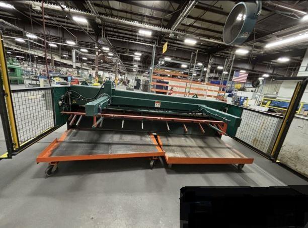 10 ga. x 12 ft, Used Tennsmith Power Shear, Model LM1210