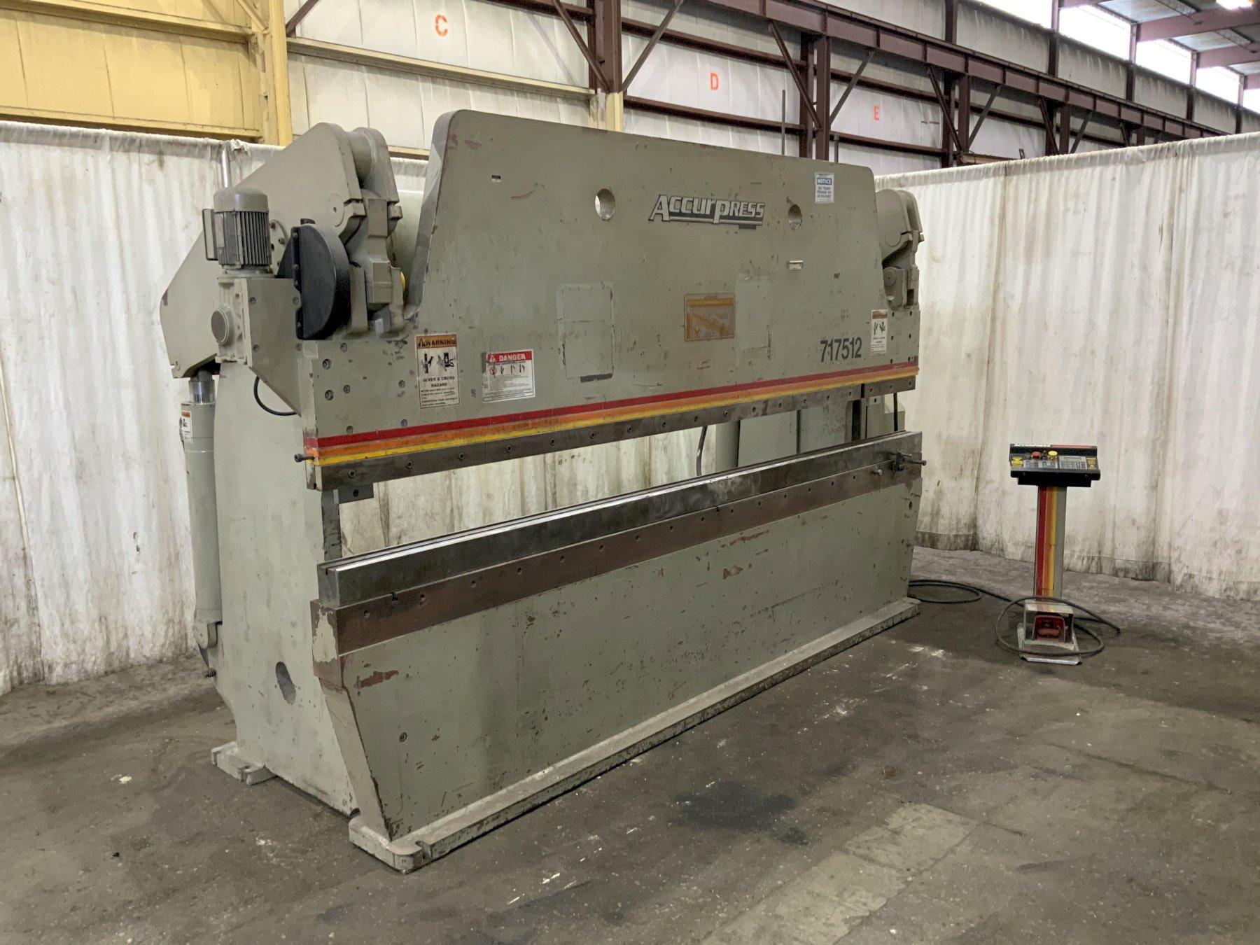175 TON X 12' ACCURPRESS HYDRAULIC PRESS BRAKE: STOCK #81406