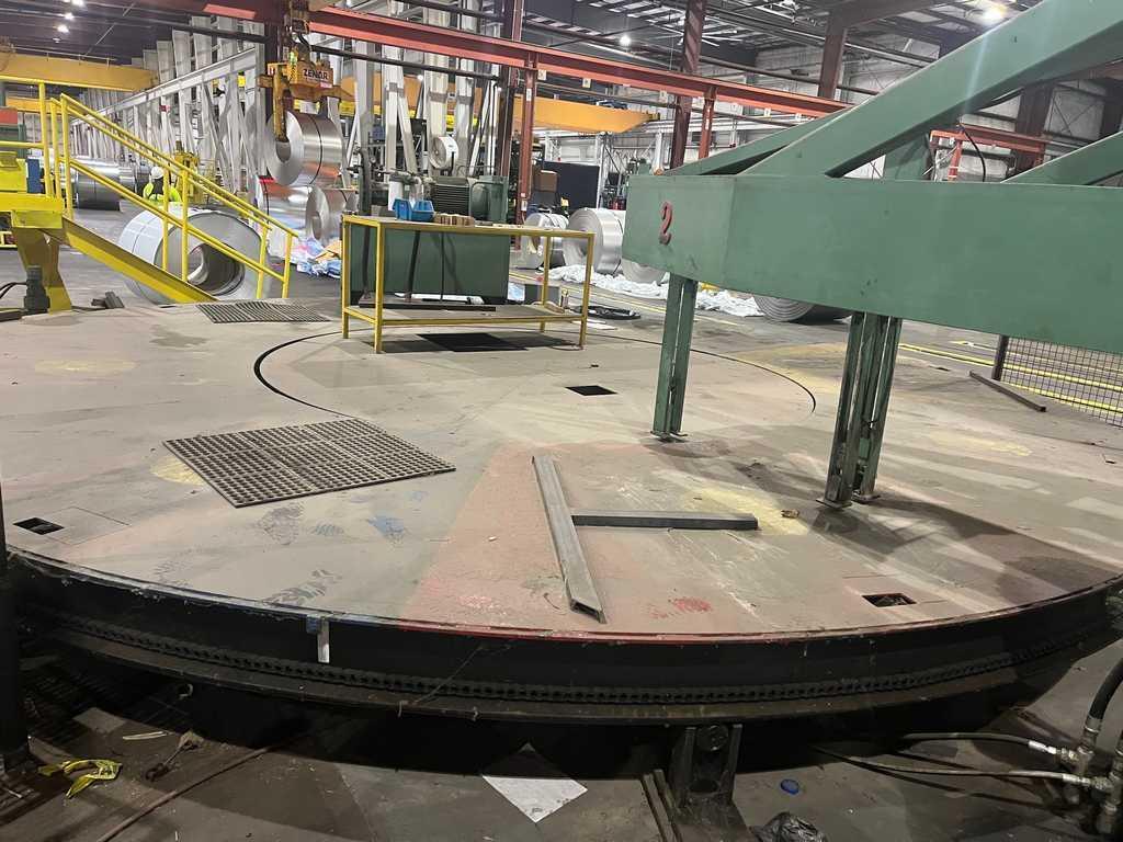 10,000# x 74" Braner Banding Line STOCK# 4486
