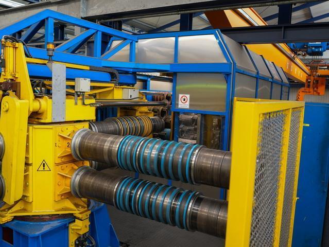 1650mm (60") x 3.5mm (.137") x 25 Ton Guida Loop Robot Slitting Line