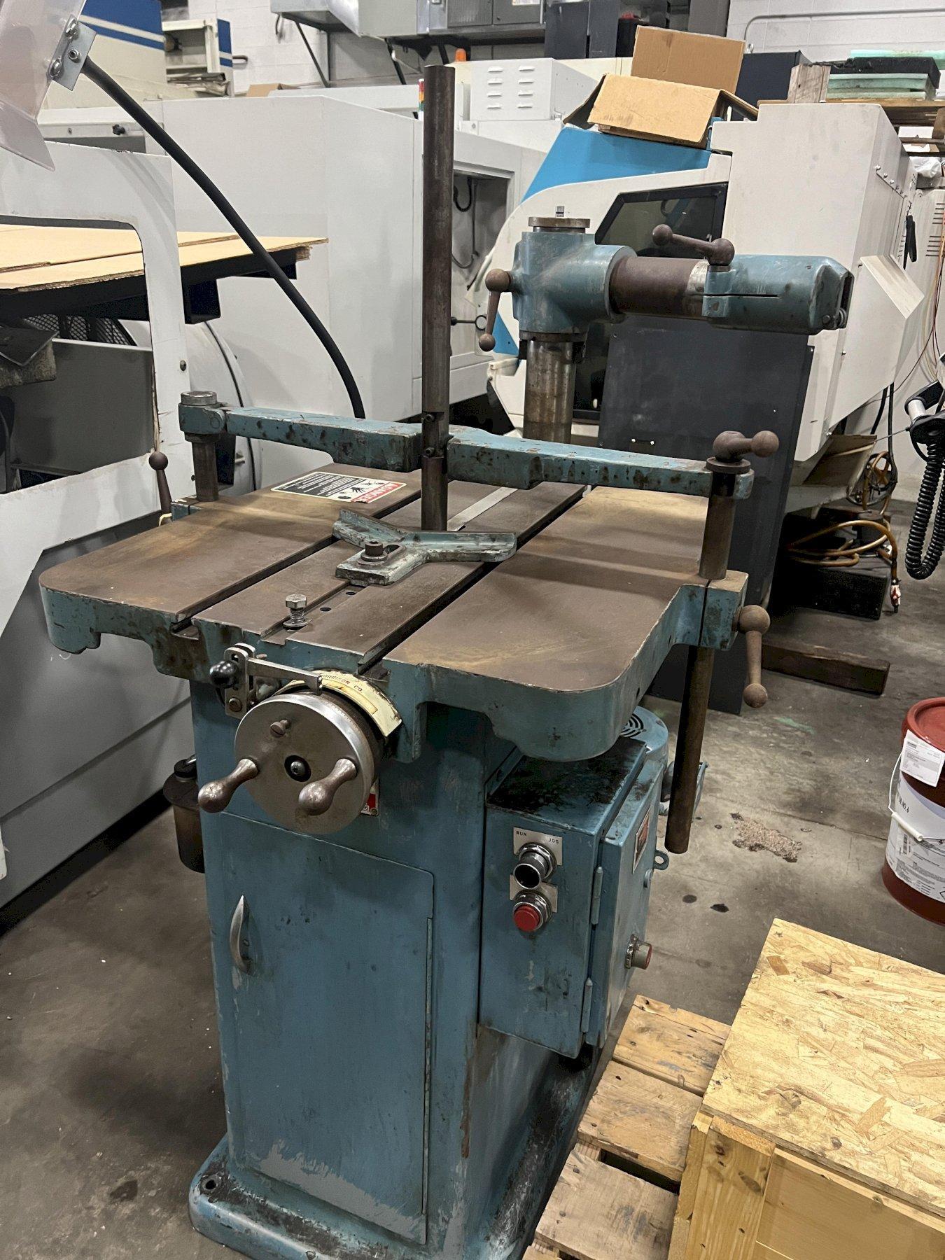 1.25" MORRISON KEYSEATER, MODEL K, 9" STROKE, 24" X 27" TABLE,