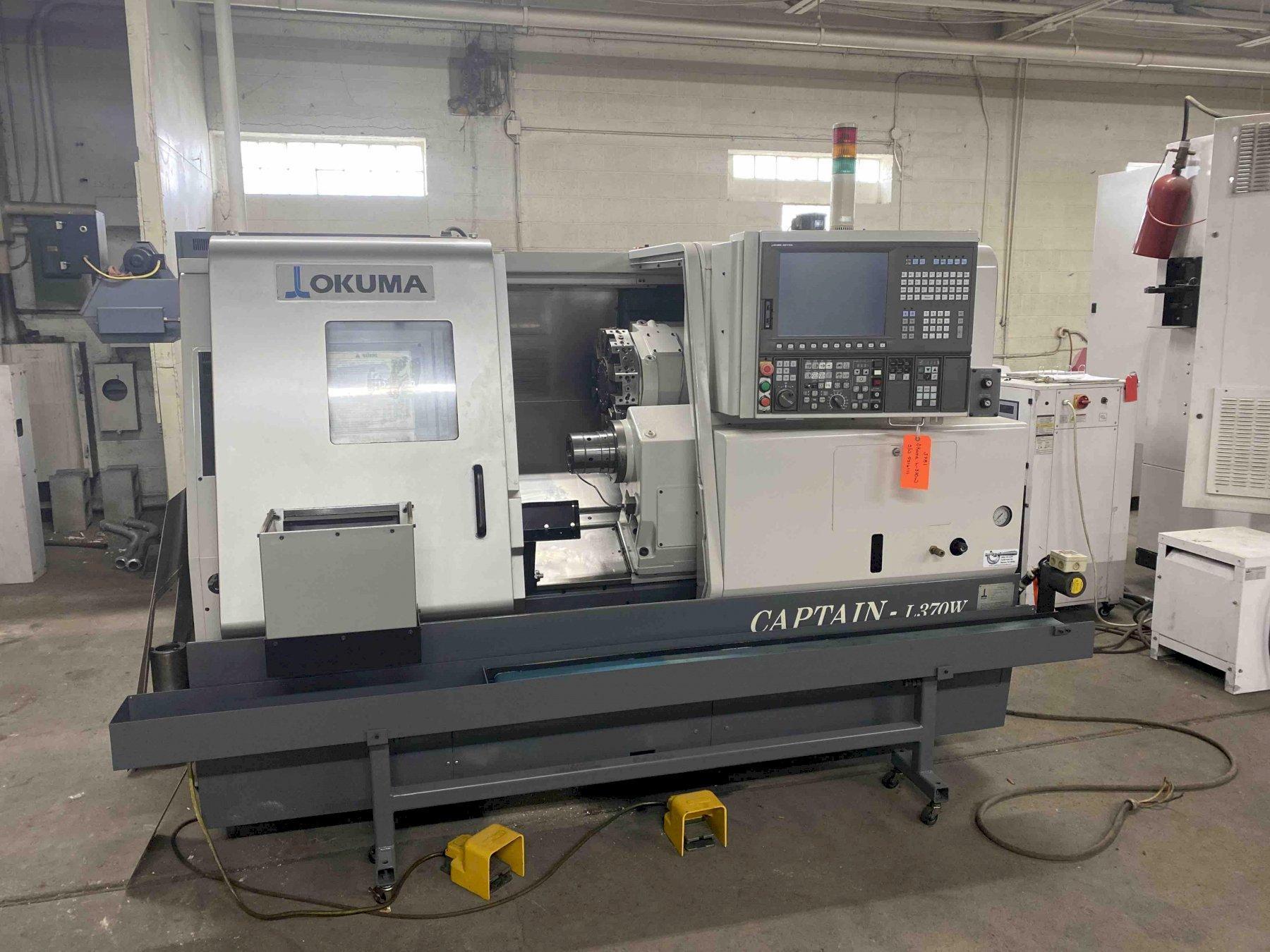 Okuma Captain L370BBW CNC Lathe, OSP P200L, 21