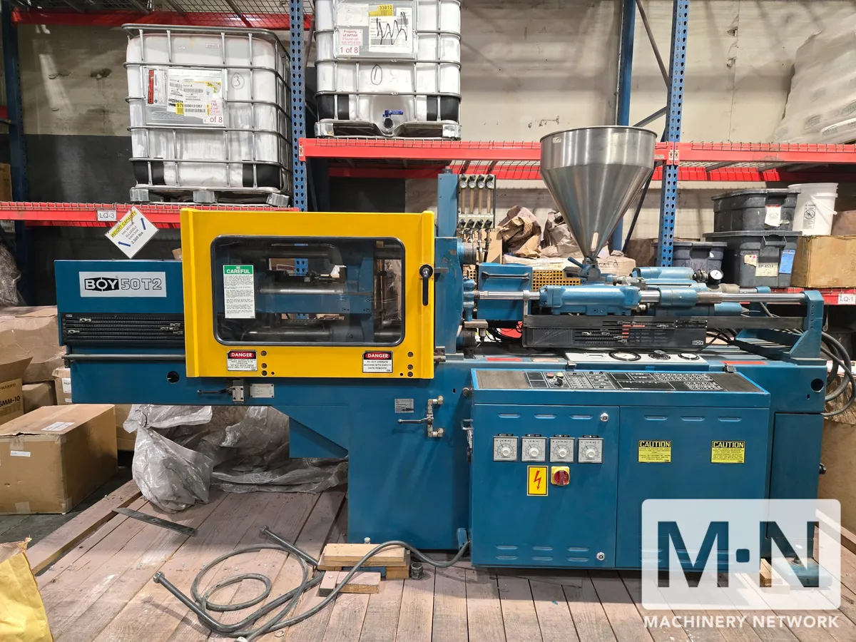 50 TON BOY MODEL 50T2 I INJECTION MOLDING MACHINE MFG 1992