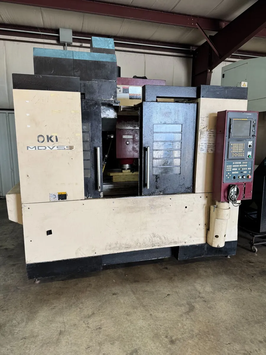 Used 2007 OKK MDV-55 | 50 Taper Box Way Vertical Machining Center