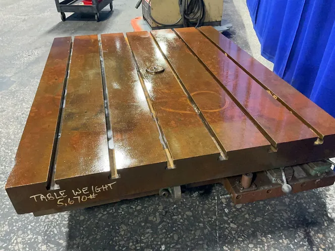 48” X 60” T-slot Table