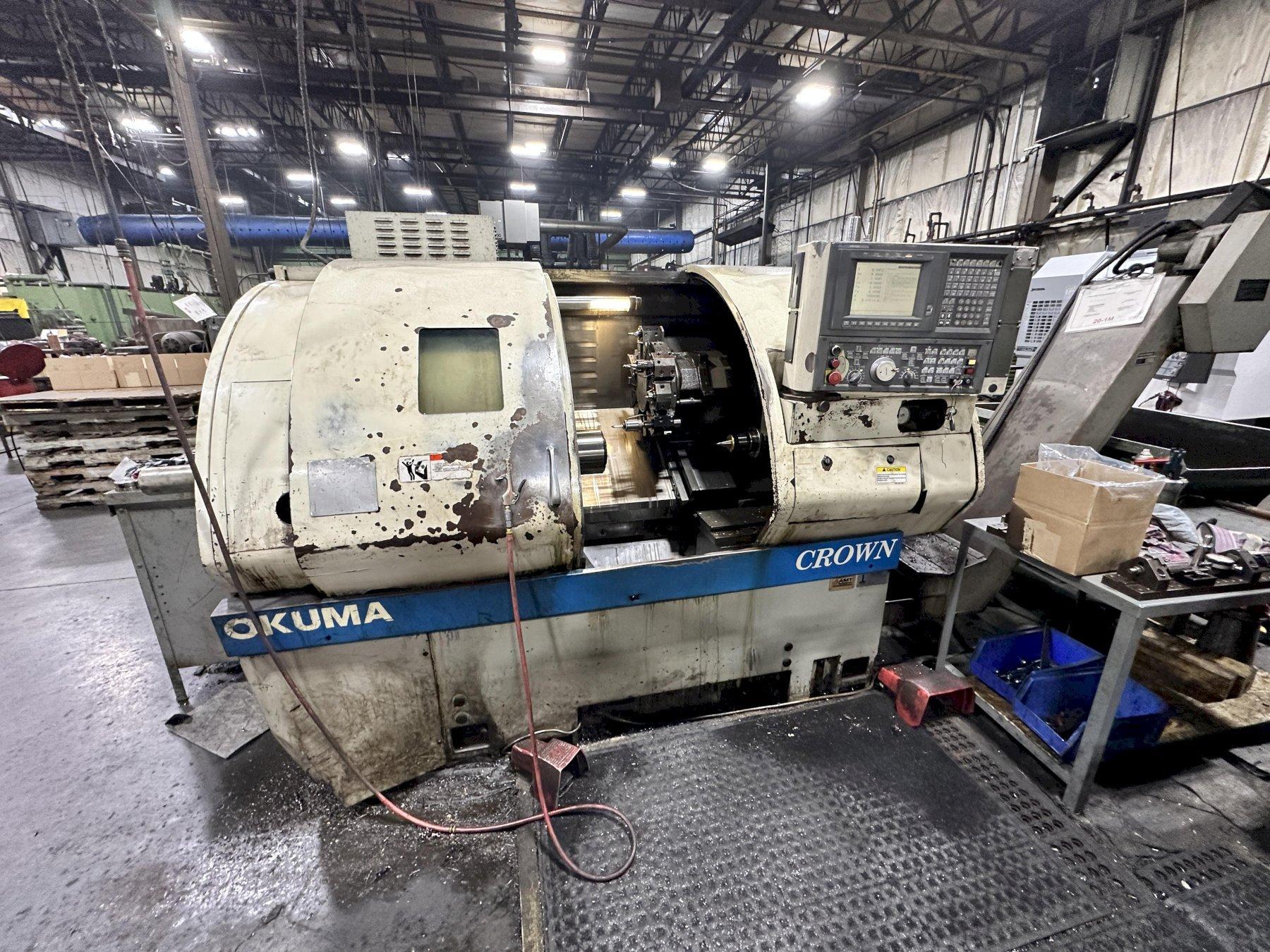Okuma Crown 762E Used CNC Lathe For Sale - 1997