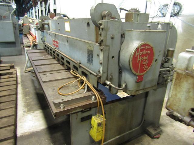 3/16" X 10' LODGE & SHIPLEY # S-0310-AB POWER SQUARING SHEAR