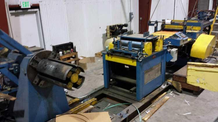 24" x .125" x 8,000# Braner Cut-to-Length Line