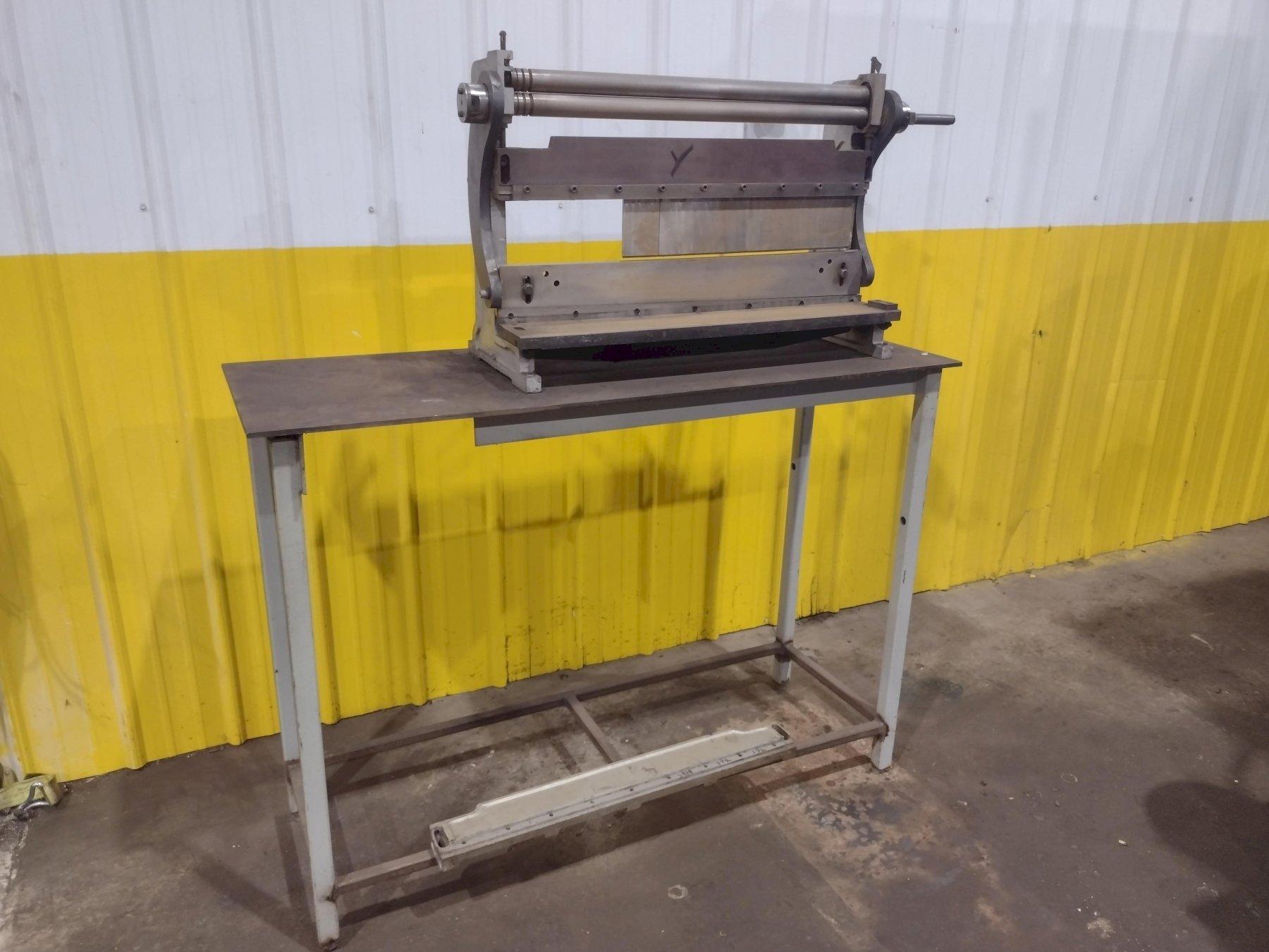 BENCH TOP SHEAR, BRAKE & ROLL MACHINE: YOBRO #26222