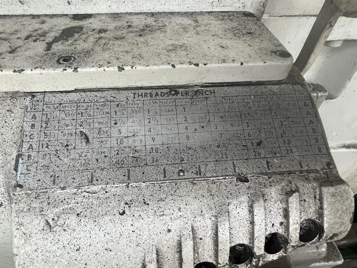 50" /130" X 230-362" LEBLOND MODEL 4025-36 HEAVY DUTY SLIDING BED GAP LATHE, 3" HOLE