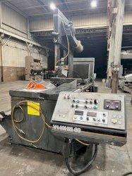 HEM 24" X 28.5" MODEL V140HM60  SEMI-AUTOMATIC VERTICAL TILT FRAME BANDSAW