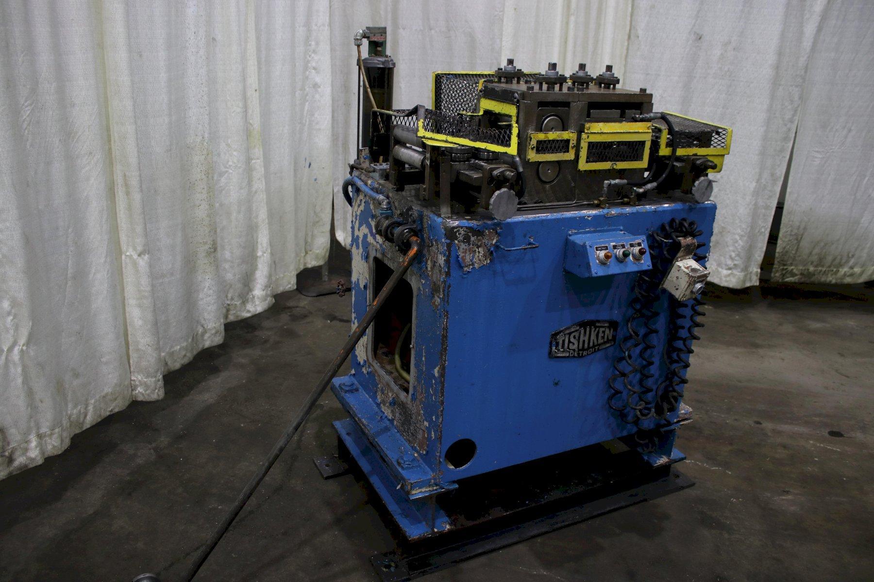 TISHKEN MODEL #6R6 LEVERLER/FEEDER/STRAIGHTENER: STOCK #75305