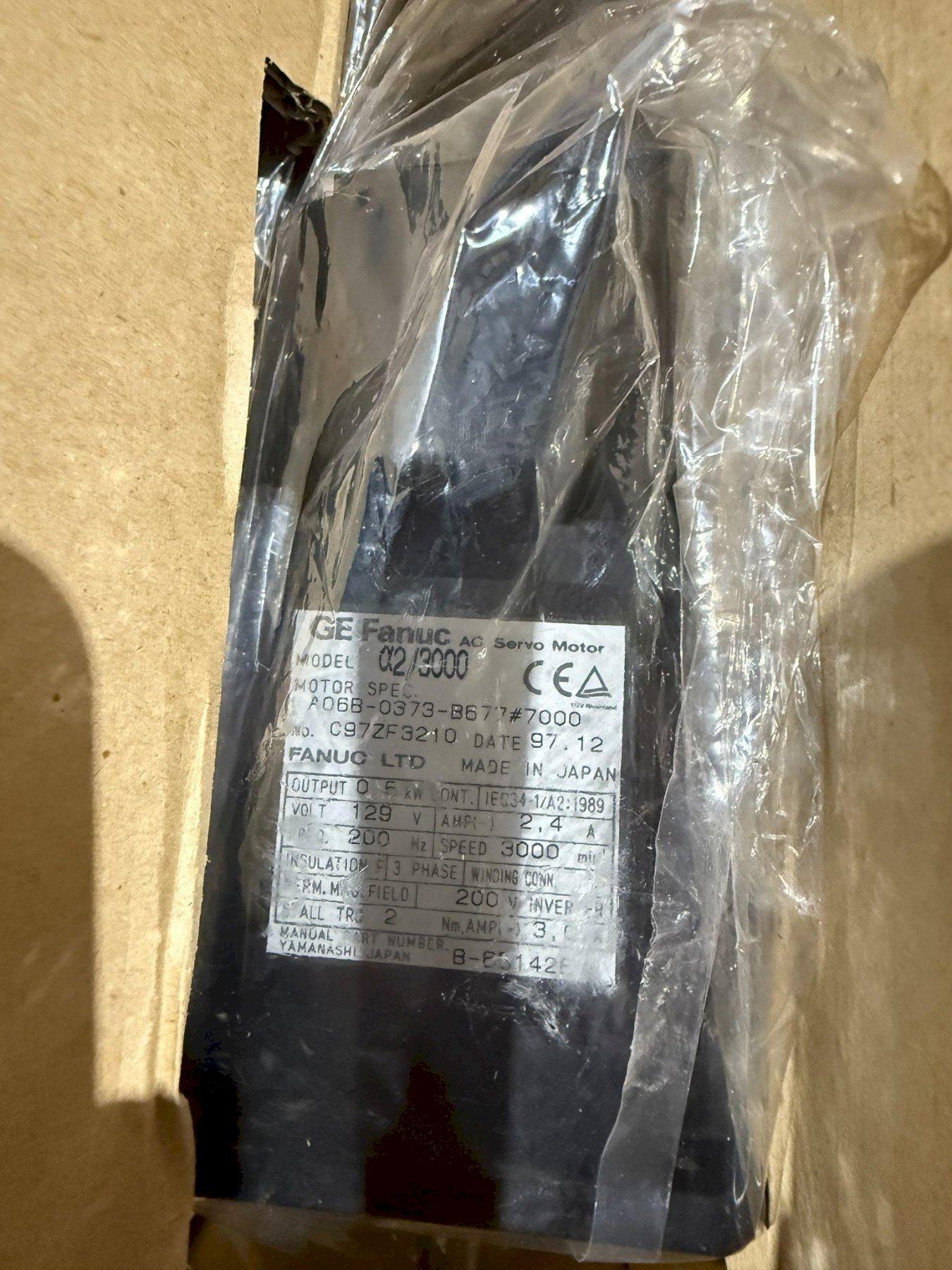 FANUC A06B-0373-B677#7000 SERVO MOTOR NEW WITH BOX