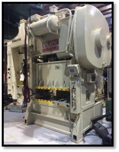 Blow SC2-150-60-36 Straight Side Press, Used