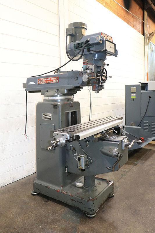 SOUTH BEND VARIABLE SPEED VERTICAL MILL, MODEL 3VH