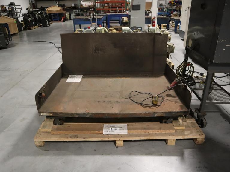 Electric Lift Table With Up/Down Pendant - Portable On Wheels- Auction Item