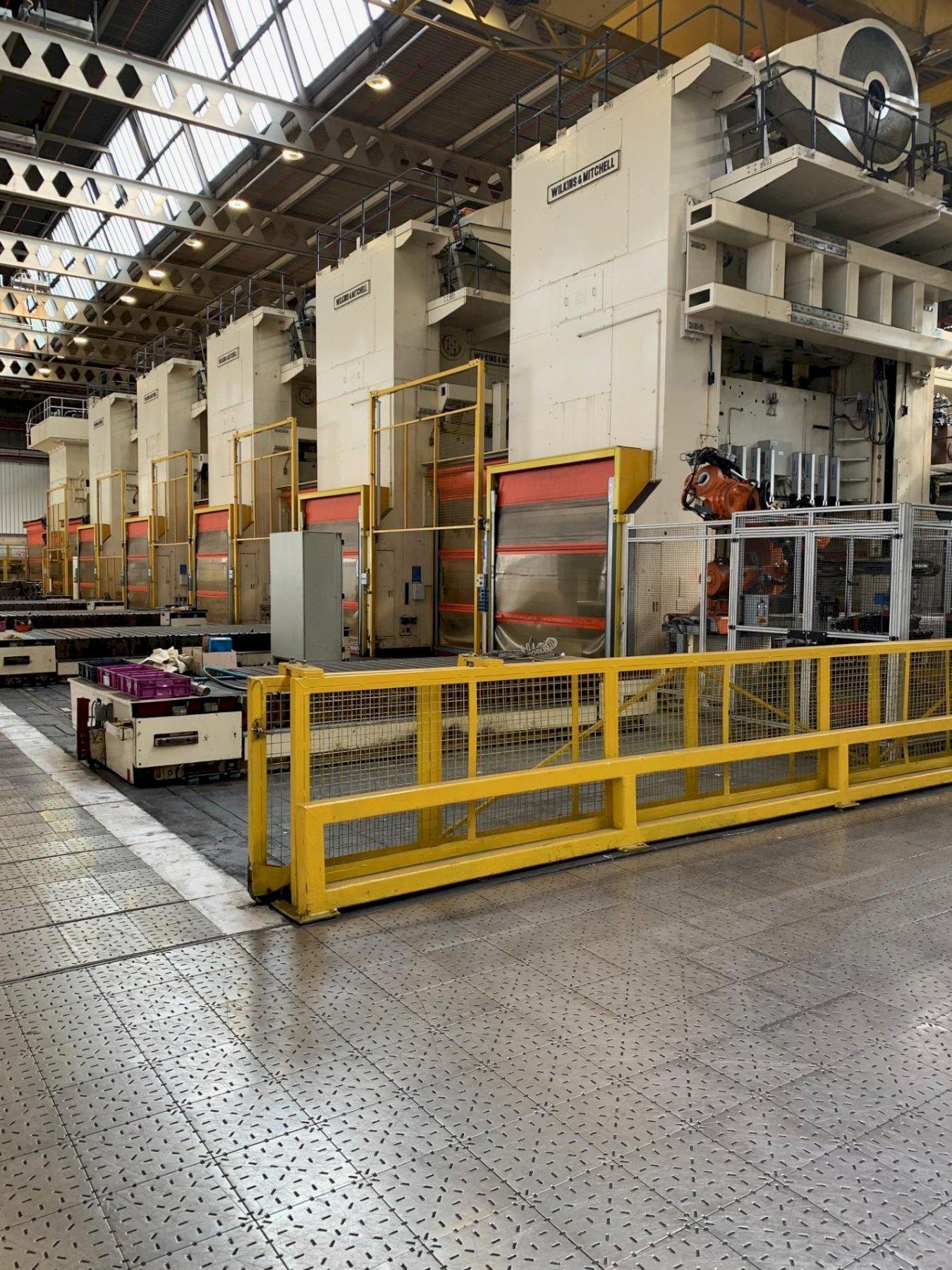 5 WILKINS & MITCHELL S4-800-144-84 MECHANICAL PRESS TANDEM
LINE