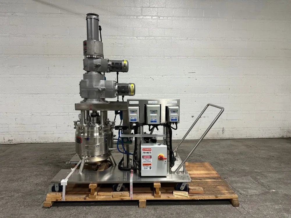 LEE 15 GALLON LEE TRI SHAFT TURBO EMULSIFIER REACTOR  -  15D12T