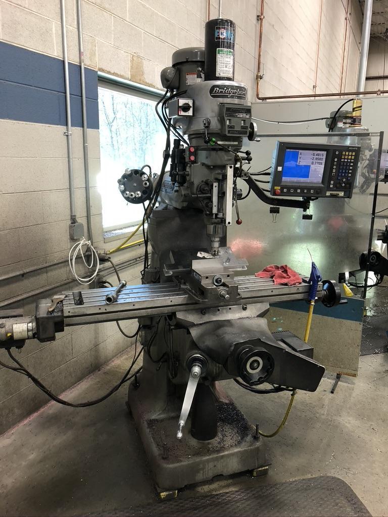 BRIDGEPORT SERIES 1 WITH POWER FEEDS, ACU-RITE CONTROL AND POWER DRAW BAR