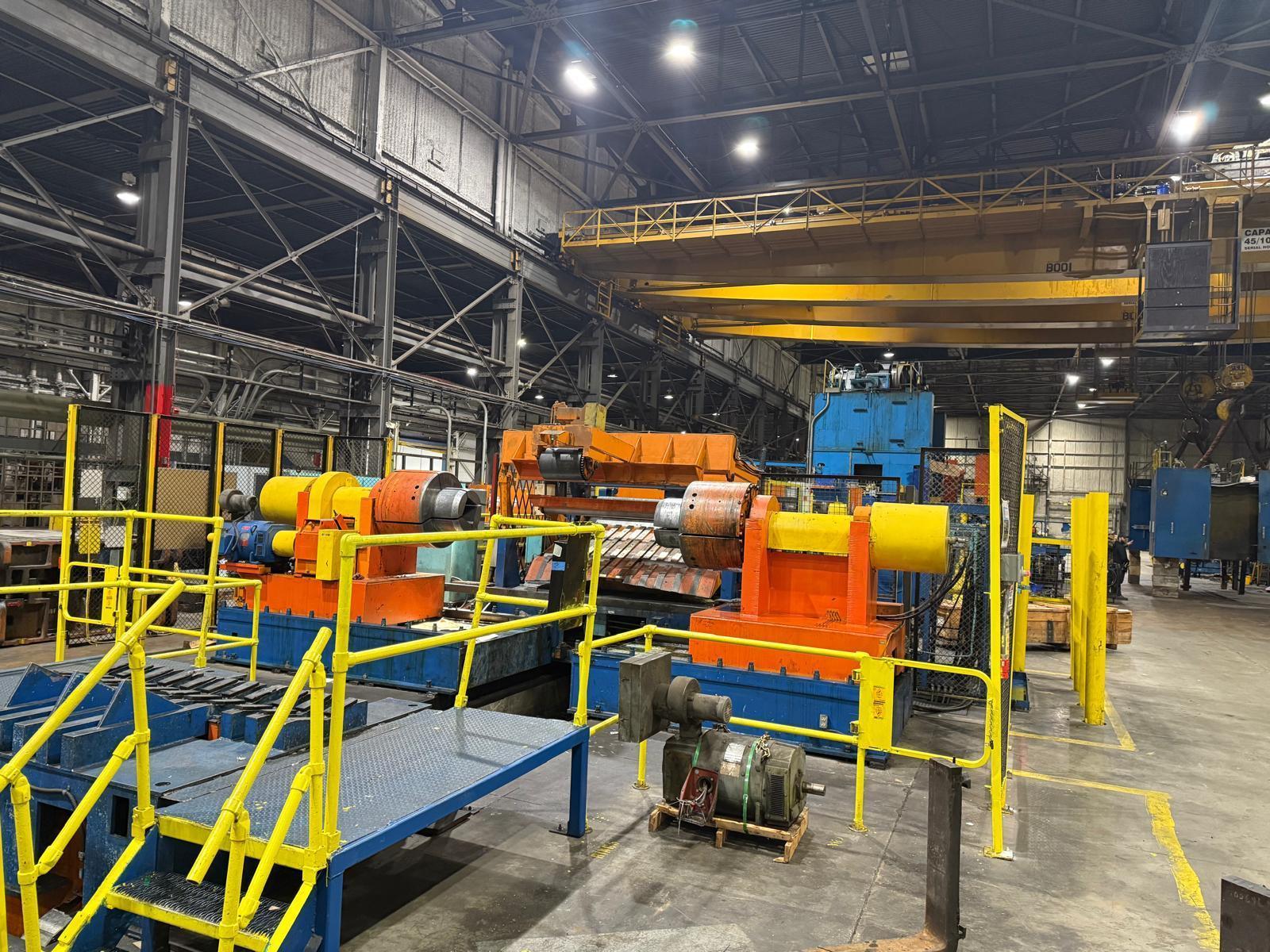 72" Wide x 75,000 Lbs x .100" Automatic Feed (AFCO) 120" Stacker