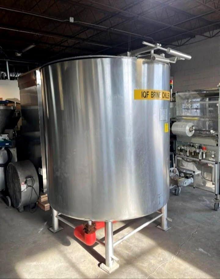 810 Gallon Viatec Inc Stainless Steel Brine Tank, 2000