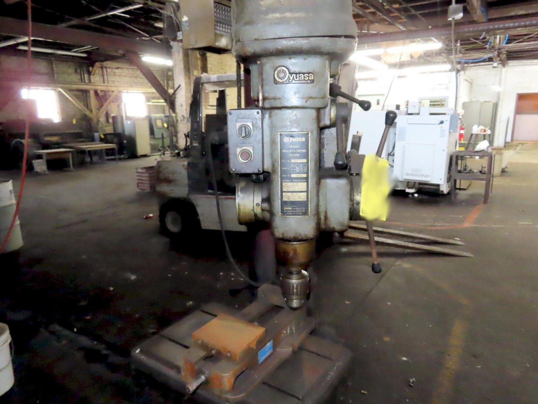 1 - PREOWNED YUASA DRILL PRESS, MODEL #: AUX-500, S/N: 72793