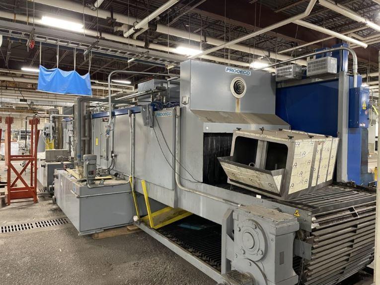 Proseco HB-H-54x24-g-4W-2R-BO-H Conveyor Parts Washer