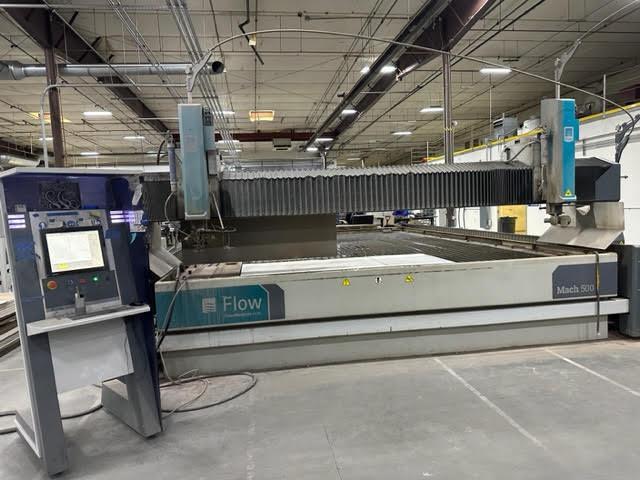 8.6′ x 20′ Flow Mach 500 WaterJet, 2017 – Dual Head,  Dual Garnet