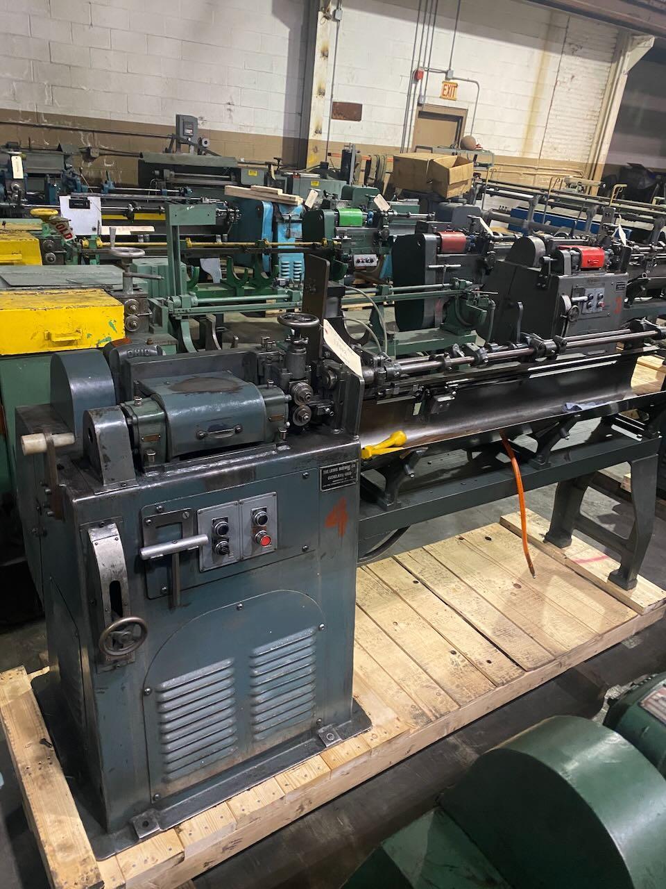 5/64" Lewis Model "0" Wire Straighten and Cutoff Machine