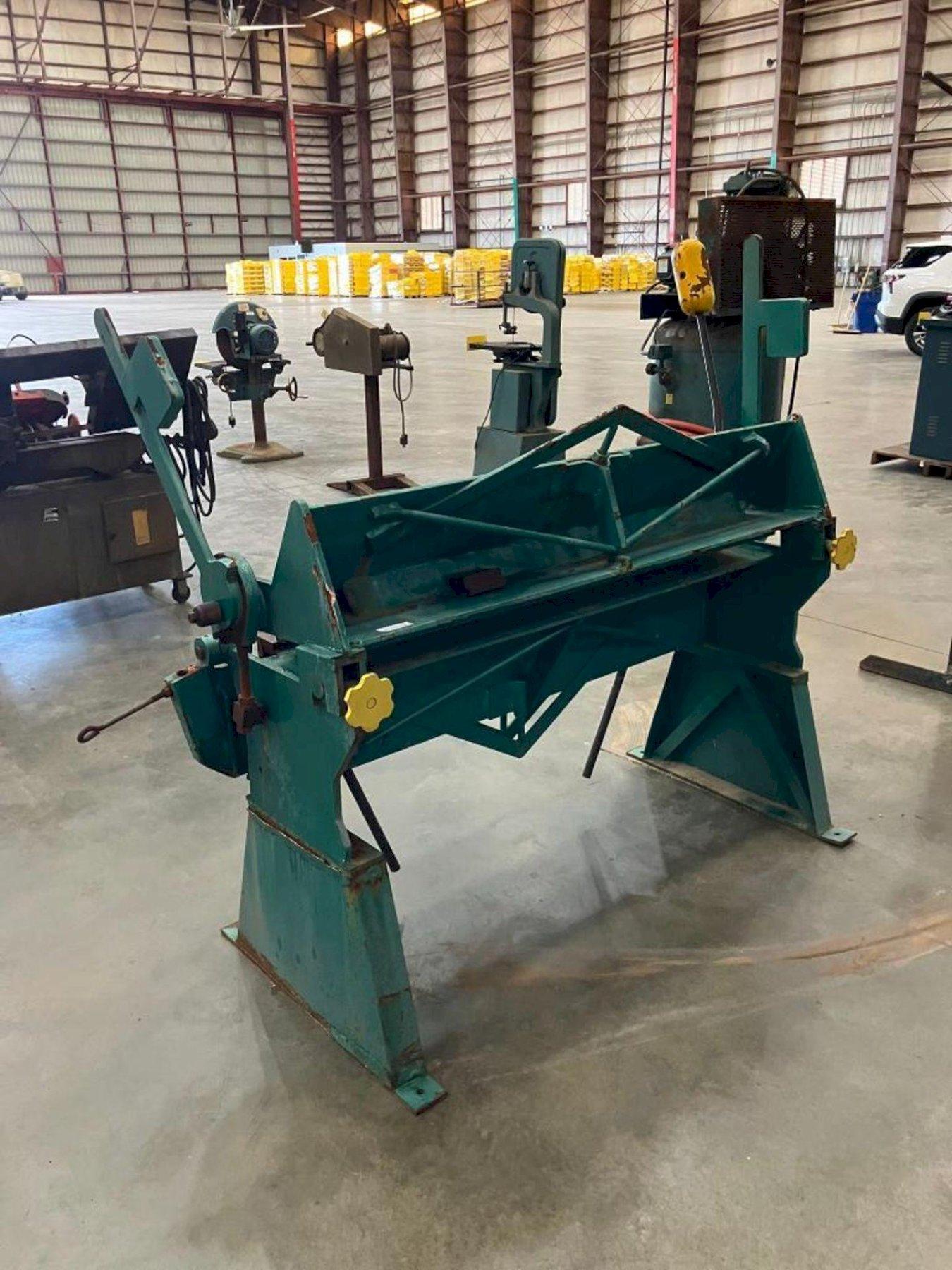 4' PEXTO-WILCOX TYPE FINGER BRAKE: YOBRO #24452