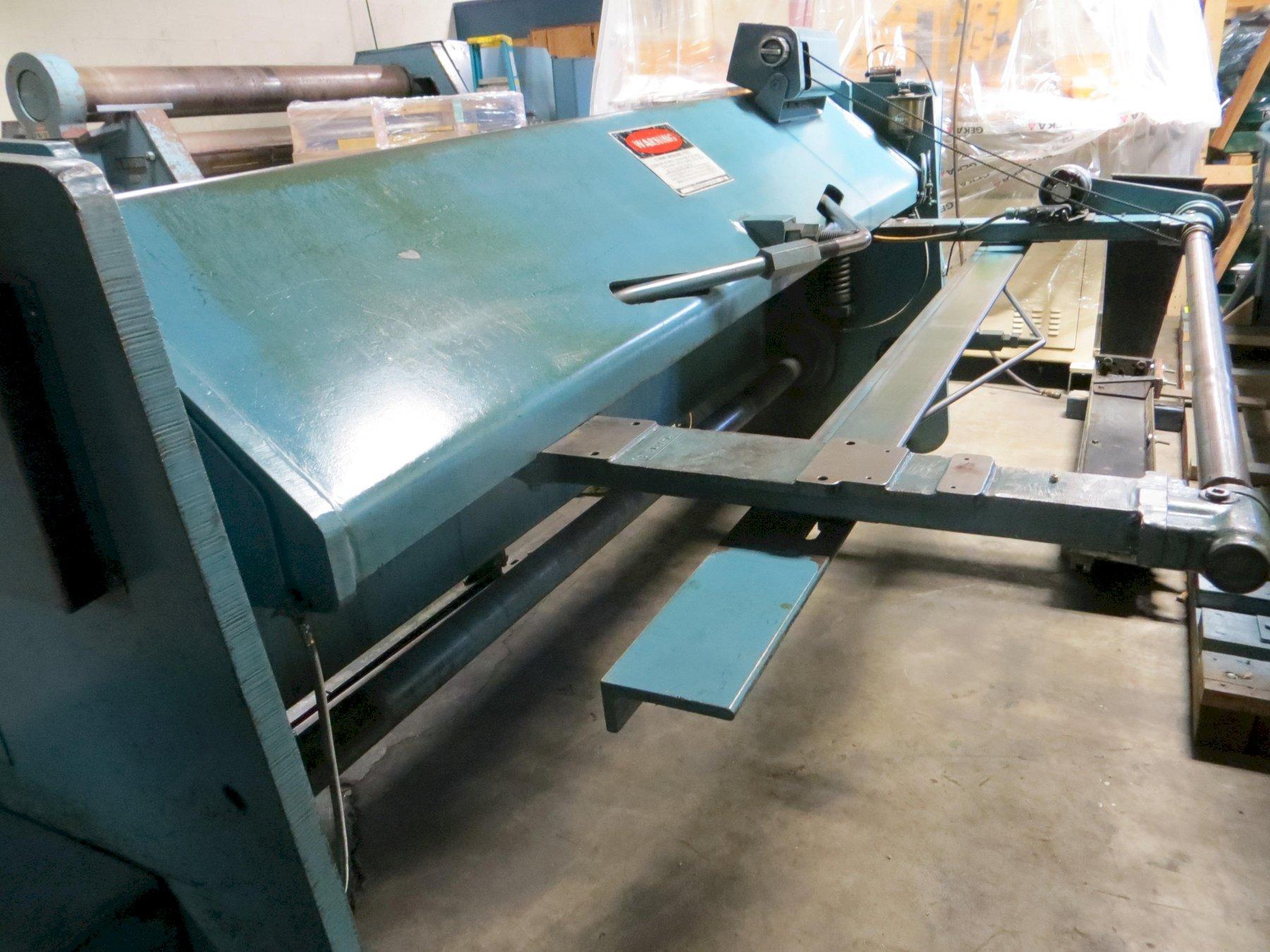 10 Ga x 8 ft Niagara Mechanical Power Shear Model 1R-8