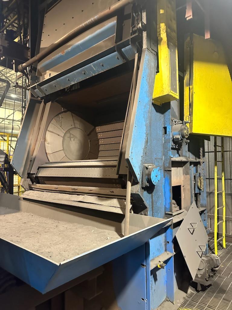Wheelabrator/Frye Super II Tumblast Blaster – 34 cu. ft. – Floor Loader for Heavy Parts