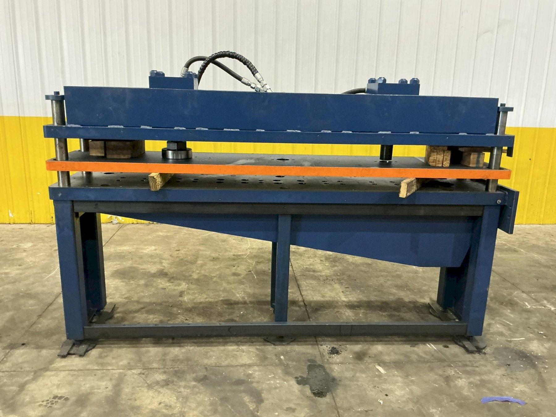 100 TON X 22" X 100" ROLLFORMING TECHNOLOGIES 4 POST HYDRAULIC PRESS 2" STROKE : YOBRO 26404